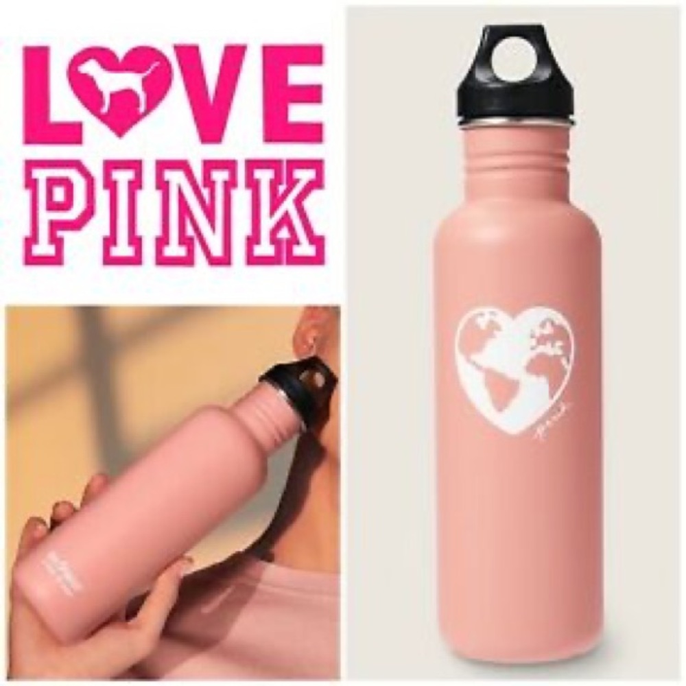 NEW Klean Kanteen + PINK Water Bottle